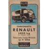 Renault 1400Kg type R2066, notice d'entretien