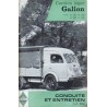 Renault Galion à moteur type 671, notice d'entretien