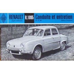 Renault Dauphine R1095, notice d'entretien