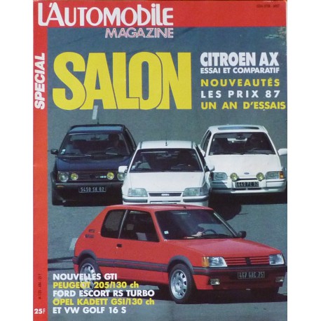 L'Automobile Magazine, salon 1986, Citroën AX, les GTI