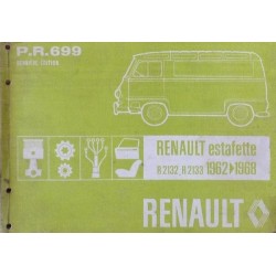 Renault Estafette R2132, R2133, catalogue de pièces