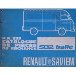 Renault Saviem SB2 Trafic et Alfa Romeo F20, catalogue de pièces