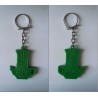 porte-clés café Japa, cafetière vert (pc)