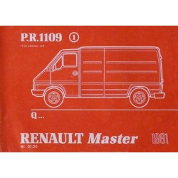 Renault Master tous types Q, catalogue de pièces