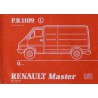 Renault Master tous types Q, catalogue de pièces