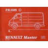 Renault Master tous types Q, catalogue de pièces