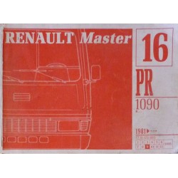 Renault Master tous types R, catalogue de pièces