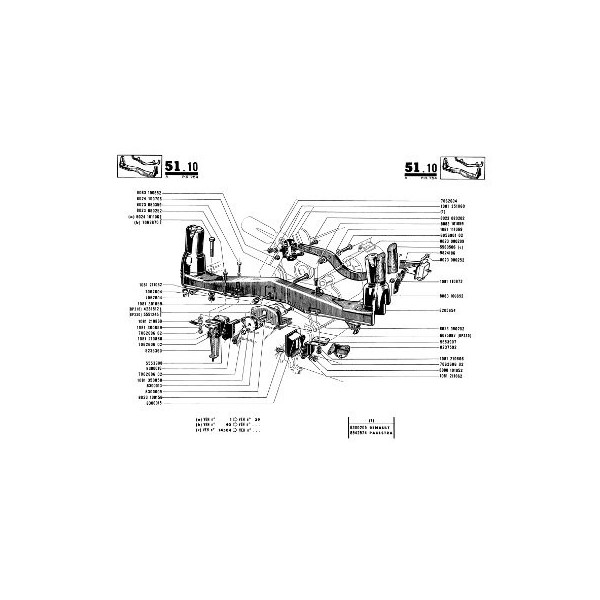 Renault Dauphine R1095 Gordini, Export, catalogue de pièces