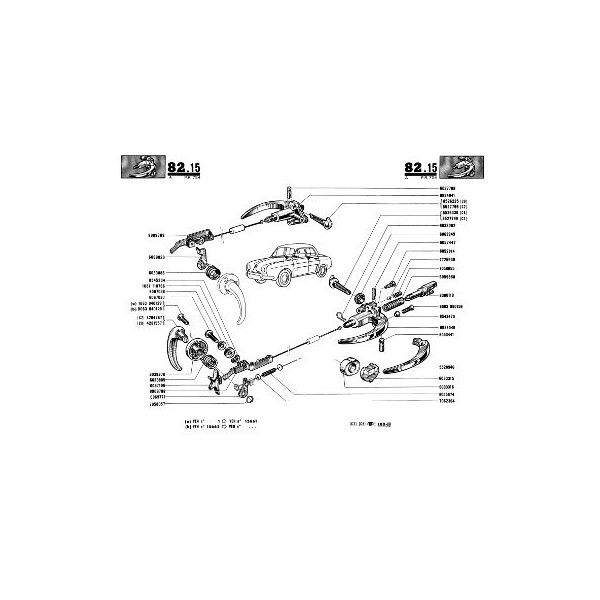 Renault Dauphine R1095 Gordini, Export, catalogue de pièces