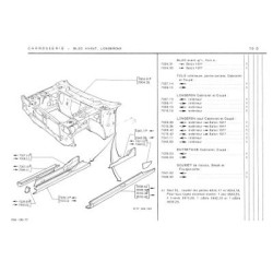 Peugeot 304, catalogue de pièces