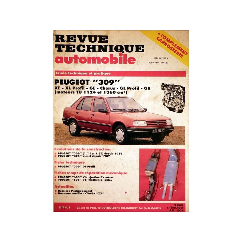 RTA Peugeot 309 essence