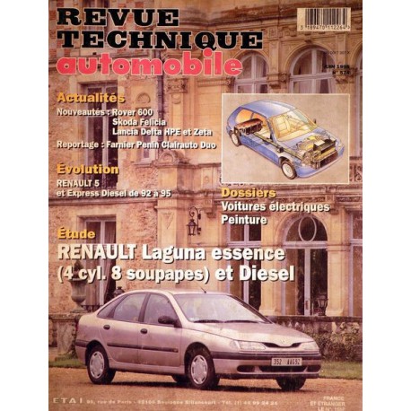RTA Renault Laguna I essence et Diesel
