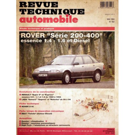 RTA Rover série 200 et 400, R8
