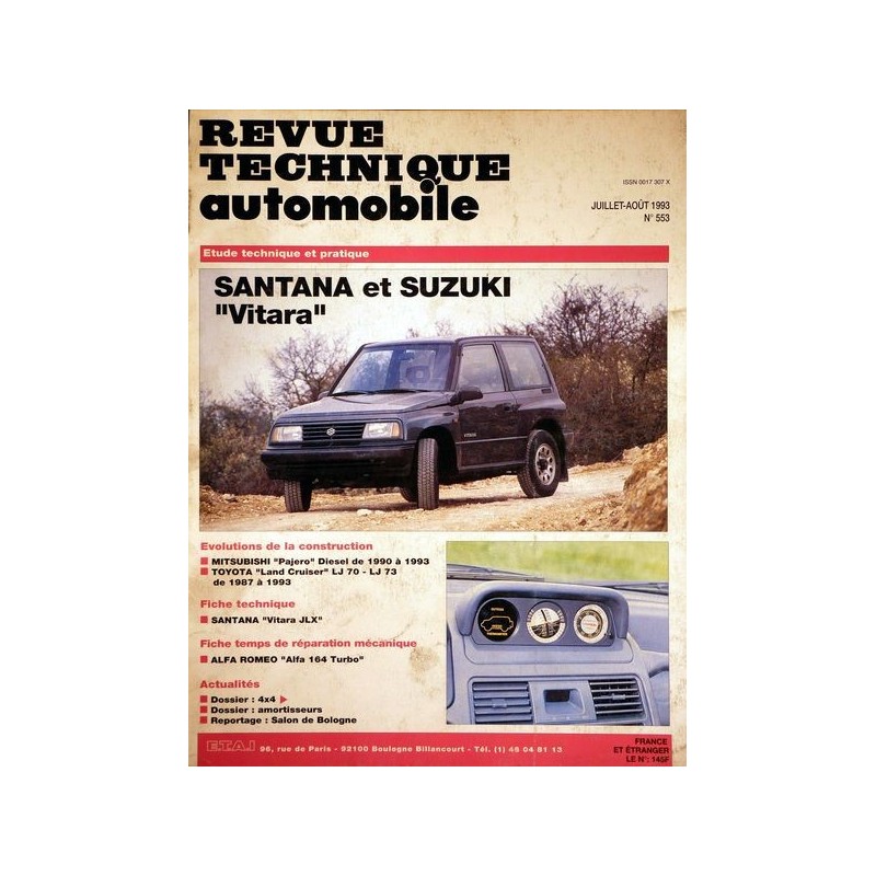 RTA Suzuki, Santana Vitara et Escudo