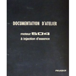 moteur à injection KF6 Peugeot 504, manuel de réparation