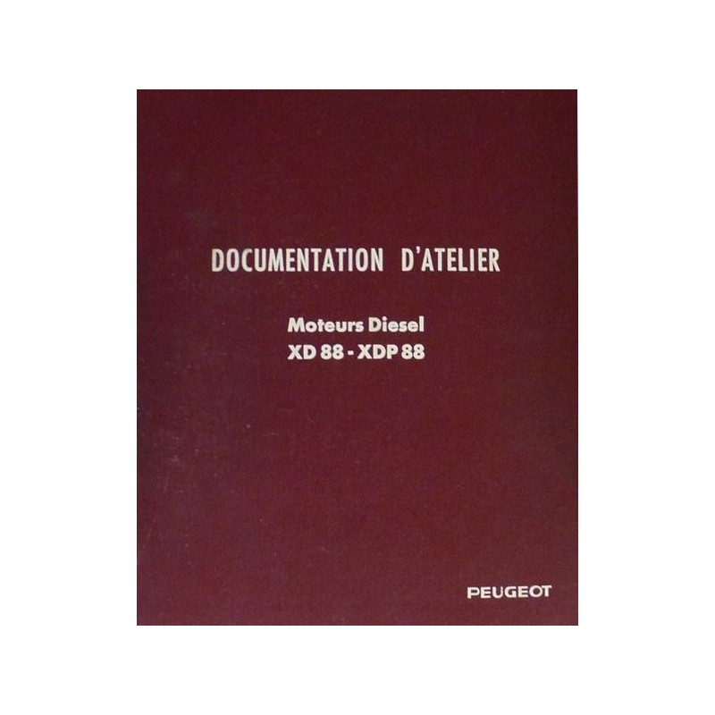 Indénor XD88, XDP88 de Peugeot 404, 504, J7, manuel de réparation
