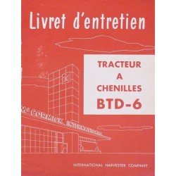 International BTD-6, notice d'entretien