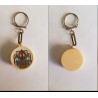 porte-clés camenbert Carrouges, boite fromage (pc)