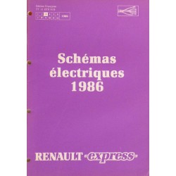 Renault Express, schémas électriques 1986