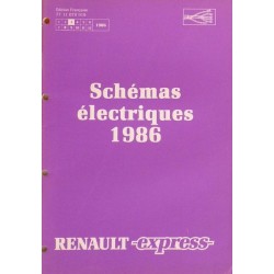 Renault Express, schémas électriques 1986