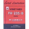 McCormick IH Vineyard FV-235-D, notice d\'entretien (eBook)