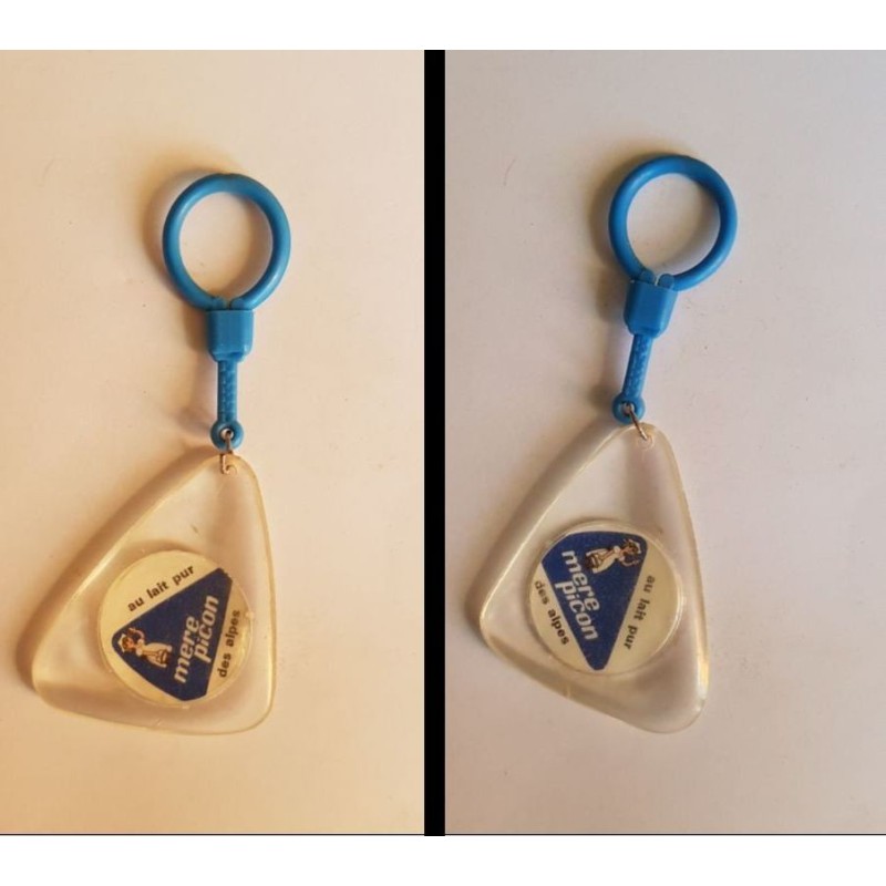 porte-clés Mère Picon au lait pur, fromage, triangle (pc)