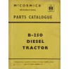 International B-250 Diesel, catalogue de pièces