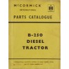 International B-250 Diesel, catalogue de pièces