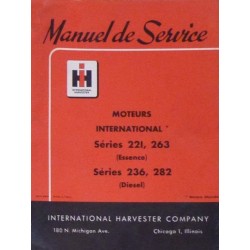 International moteurs séries 221, 263, 236 et 282, manuel de réparation