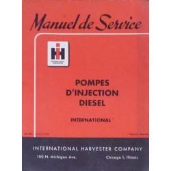 Pompes d'injection moteurs International 4 et 6 cyl. Diesel, manuel de réparation