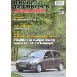 RTA Renault Clio II essence 1.2, 1.4, 1.6
