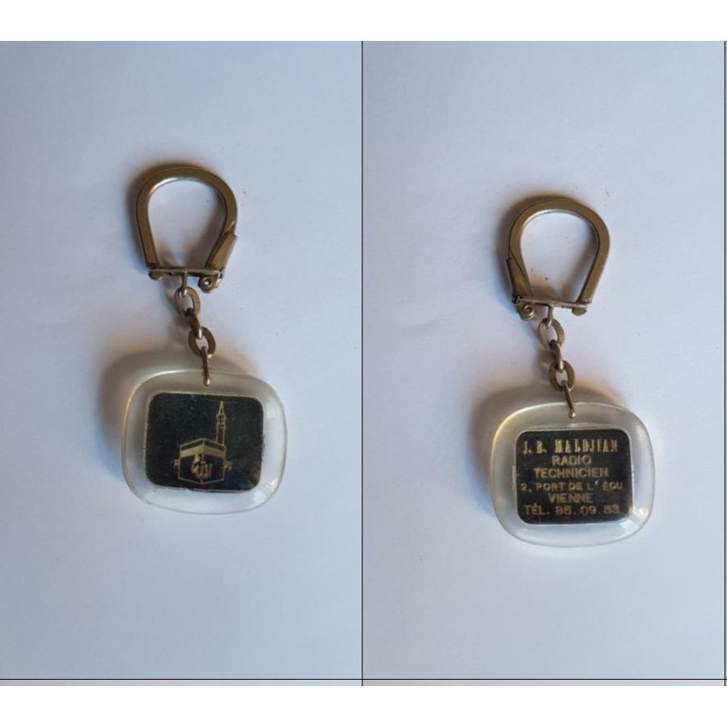 porte-clés JB Maldjian, radio technicien, Vienne (pc)
