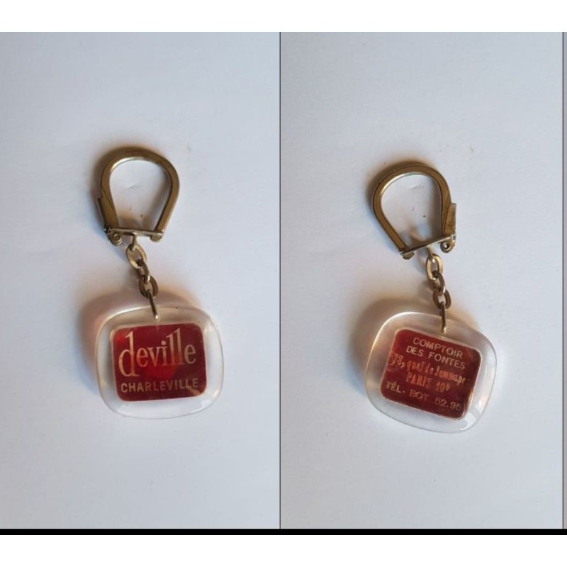 porte-clés Deville Charleville, Comptoir des Fontes, Jemmapes Paris 10e (pc)