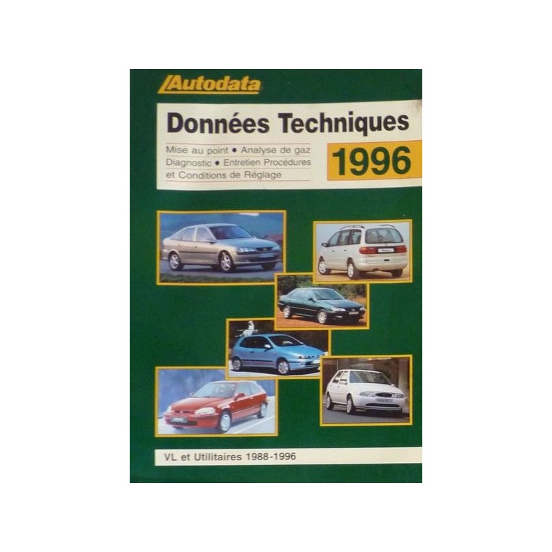 Données Techniques 1988-96, recueil Autodata