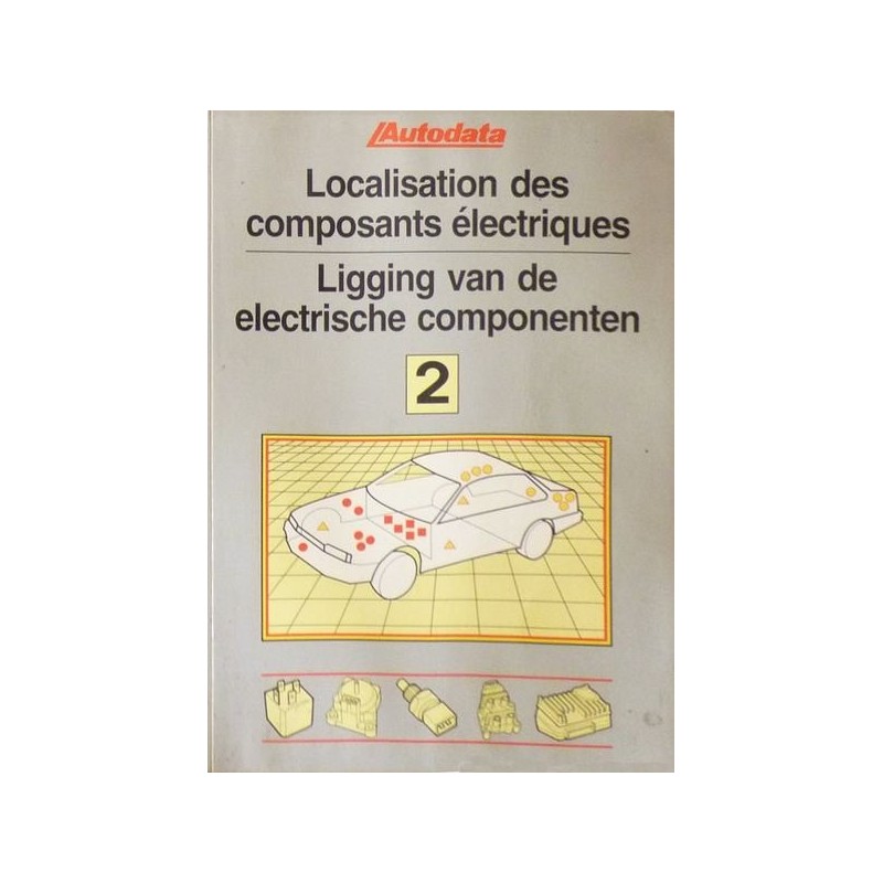 Localisation des composants électriques 1990-94, recueil Autodata n°2