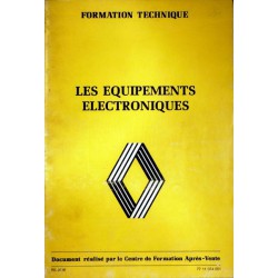 Renault, formation aux équipements électroniques
