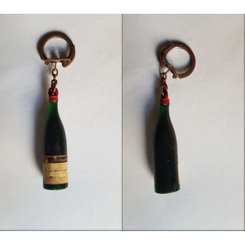 porte-clés bouteille vin Labaume Ainé et Fils, Corton Charlemagne (pc)