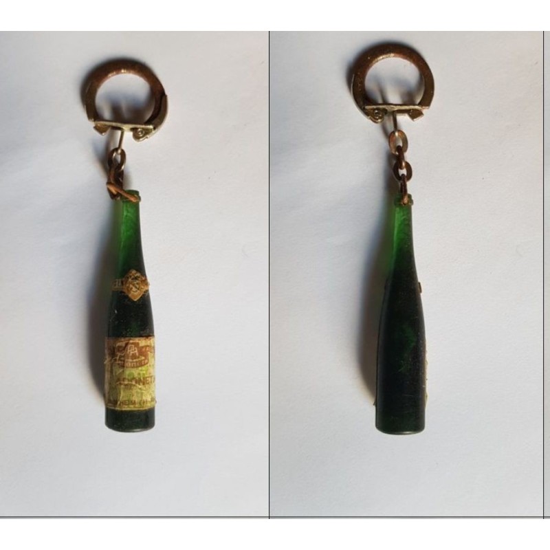 porte-clés bouteille vin d’Alsace A. Adoneth, Turckheim (pc)