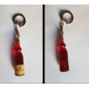 porte-clés bouteille vin Arjirac, Ets Cuggia, Golfe Juan (pc)
