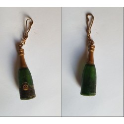 porte-clés bouteille champagne A Charbaut et Fils, Epernay (pc)