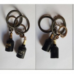 porte-clés bouteille Rozès Port, lot 2 différentes (pc)