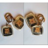 porte-clés Porto Pitters, lot 2 tigres (pc)