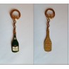 porte-clés Seward Cognac Adet, bouteille émaillée (pc)
