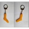 porte-clés chaussette Phildar Inusables, orange (pc)