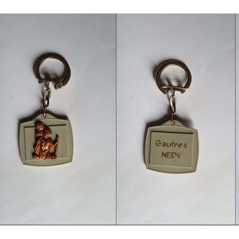 porte-clés gaufres Nedy, St Christophe (pc)