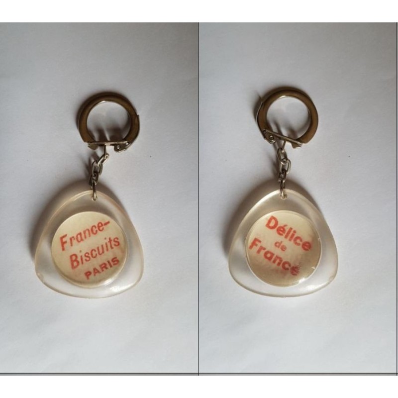 porte-clés France-Biscuits, Paris, délices de France (pc)