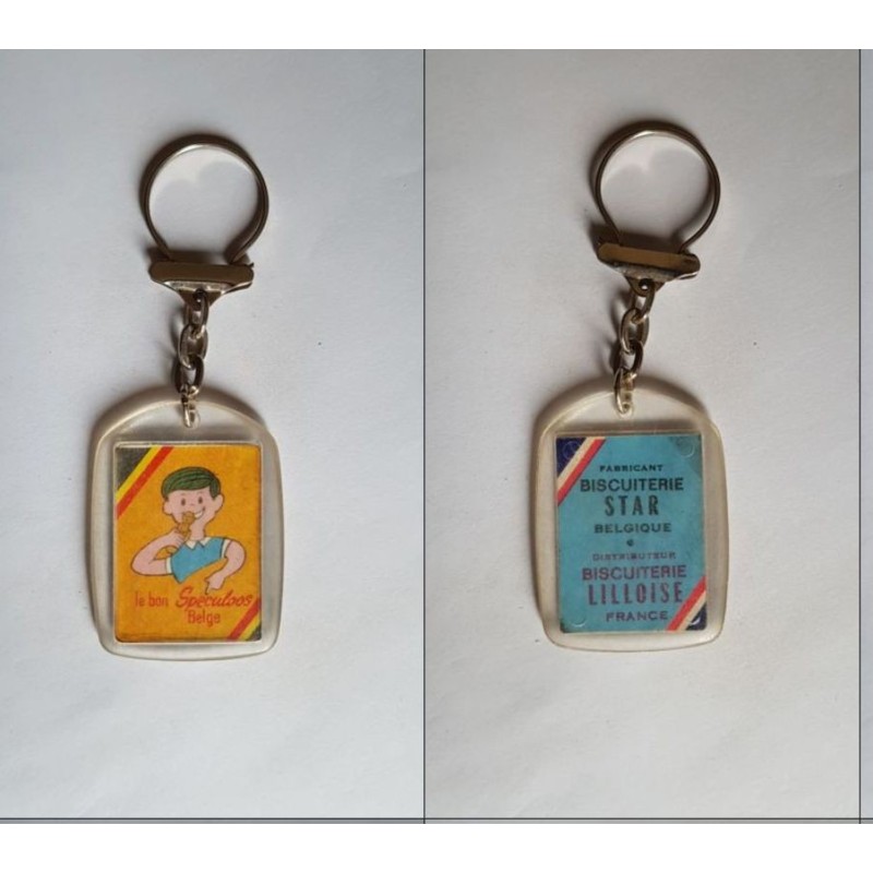 porte-clés le bon Spéculoos Belge, biscuiterie Star, Belgique (pc)
