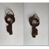 porte-clés clef style bois, Belin (pc)