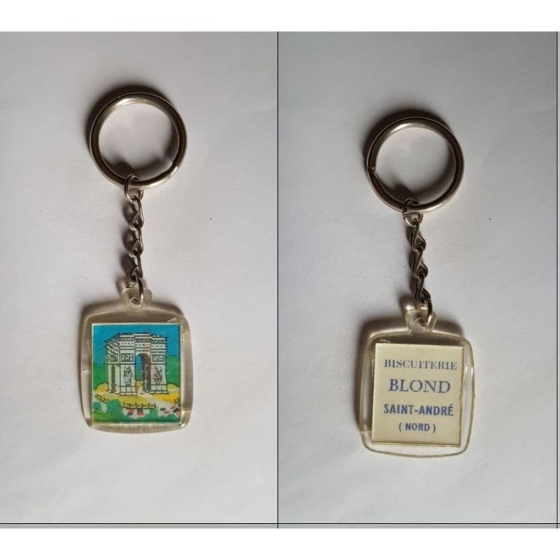 porte-clés biscuiterie Blond, Saint André, Arc de Triomphe visiomatic (pc)