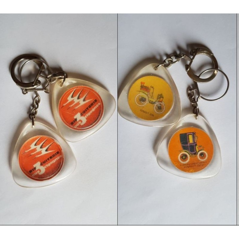 porte-clés Biscuiterie aux 3 Cigognes, lot 2 tacots (pc)